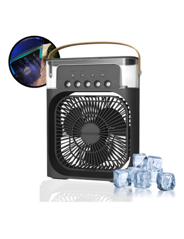 Mini Umidificador com Ventilador e climatizador De Ar