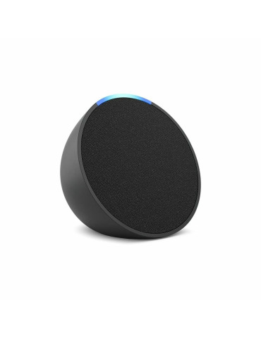Echo Pop Smart Speaker com Alexa Amazon Música, informação e Casa Inteligente Cor Branca e Preto