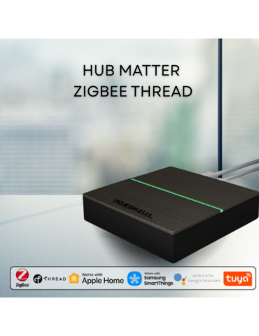 Hub Matter Central De Automação Inteligente Zigbee Thread Nova Digital