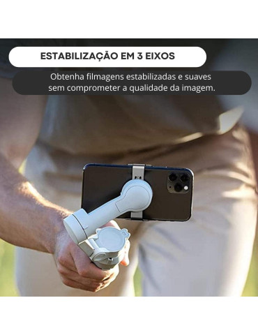 Gimbal Estabilizador Profissional L7c Pro De Celular Vertical Horizontal L Cor Cinza