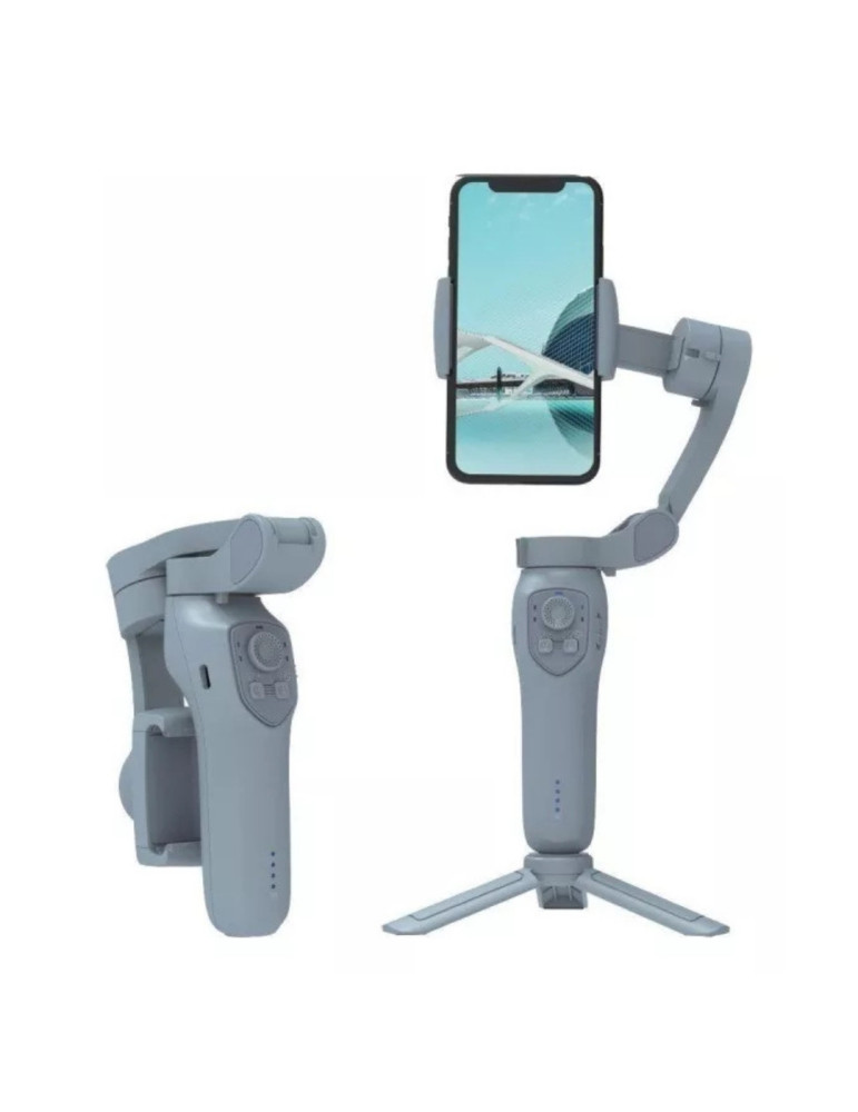 Gimbal Estabilizador Profissional L7c Pro De Celular Vertical Horizontal L Cor Cinza