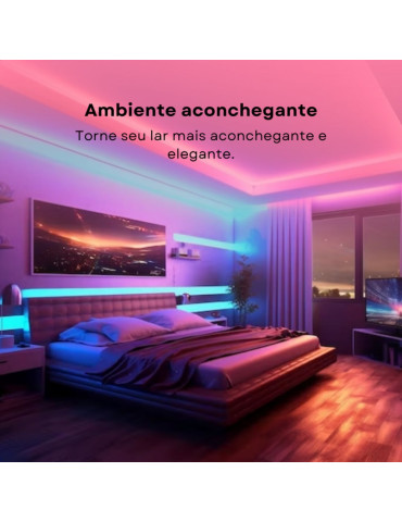 Fita Led RGB Wi-Fi Dual 10 Metros Nova Digital