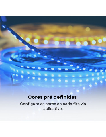 Fita Led RGB Wi-Fi Dual 10 Metros Nova Digital