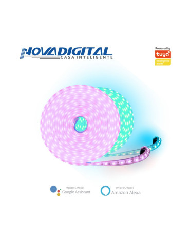 Fita Led RGB Wi-Fi Dual 10 Metros Nova Digital