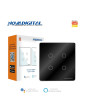Interruptor Inteligente Touch Zigbee 4 Botões Preto Nova Digital - 4x4