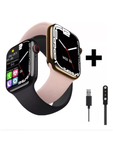 Smartwatch Relógio Inteligente S8 Pro 2024 Preto/Rosa khostar