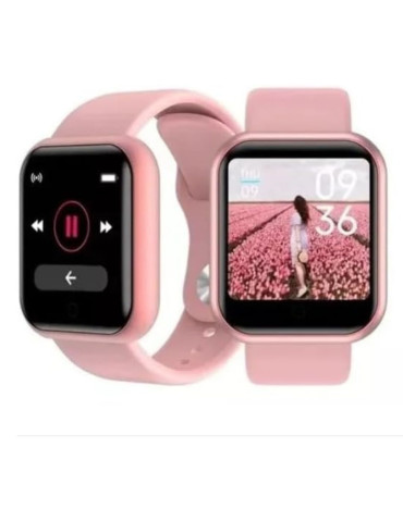 Smartwatch Relógio Inteligente S8 Pro 2024 Preto/Rosa khostar