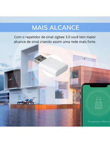 Repetidor de Sinal Zigbee 3.0 Nova Digital