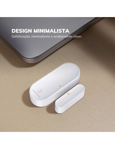 Sensor de portas e janelas zigbee nova digital